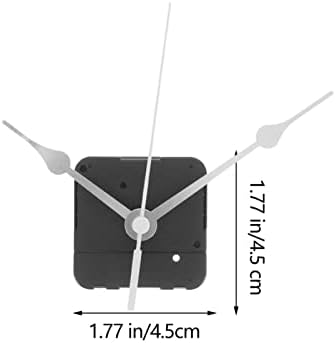 Reverse-RotatingBattery-Powered Silver Clock Mechanism Kit