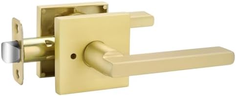 GoldenWarm Best Quality Gold Interior Door Handle with Privacy