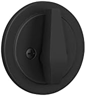 Versatile Deadbolt with Matte Black Finish
