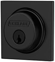 Schlage B60 N COL 622 Deadbolt with Collins Trim Highest Security Matte Black