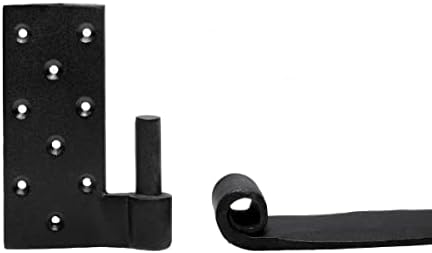 Sturdy Black Pintle Hinges for Colonial Homes