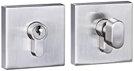 Sturdy Stylish Square Contemporary Deadbolt Lock for Front Entry Doors