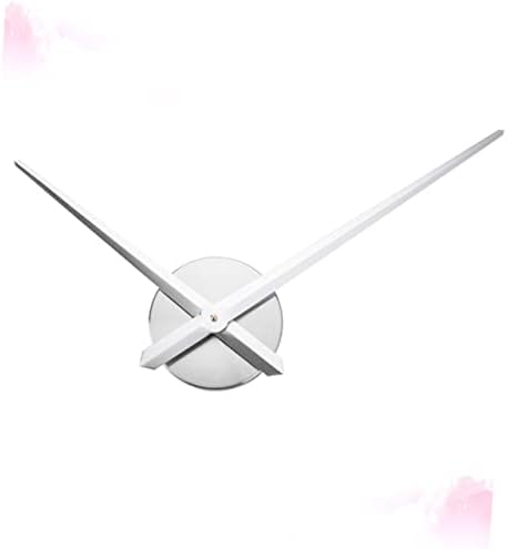 DIY 3D Silver Cross Stitch Wall Clock with Open Design