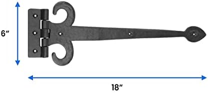 _Renovators Supply Flora De lis Door Hinges_