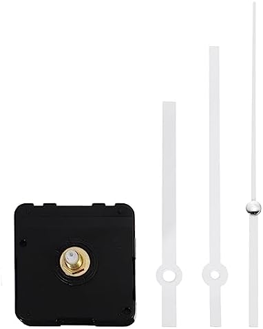 UOnlyTech White Plastic Clock Movement DIY Repair Kit for Wall Table Clocks