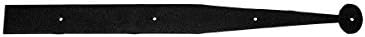 Sturdy Rust-Resistant Wrought Iron Hinge for Gates