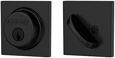 Schlage B60 N COL 622 Deadbolt with Collins Trim Highest Security Matte Black