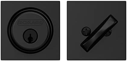 Schlage B60 N COL 622 Deadbolt with Collins Trim Highest Security Matte Black