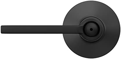 Schlag F40 V LAT Privacy Door Lock Matte Black