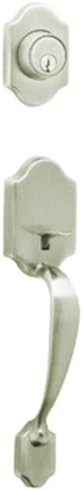 SCHLAGE Dexter Exterior Door Handle Set SATIN Stainless Steel