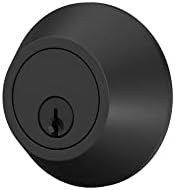 Versatile Deadbolt with Matte Black Finish