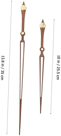 Precious Wooden Wall Clock Hands Set