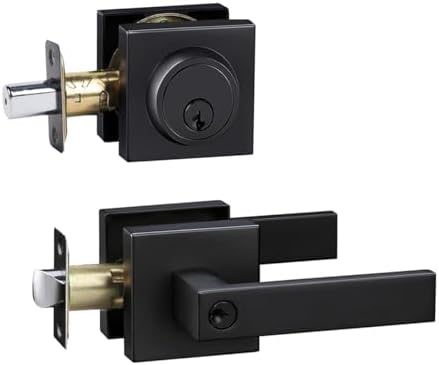 Secure Front Door Deadbolt Lock Set