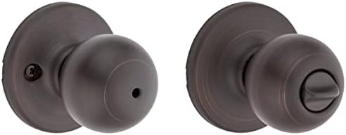 Privacy Door Knob Easy Install for Bathrooms Bedrooms