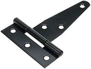 Mcredy Hinge Durable 3-Inch Hinge for Shed Gates Heavy Duty Black