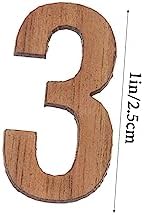 EXCEART Roman Numeral Digital Wall Clock DIY Wood Panel with Glue Included
