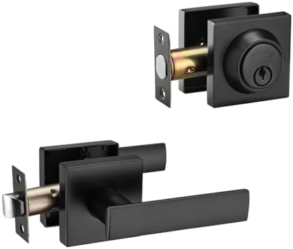 Front Door Lock Set with murmizing Cylinder Deadbolt