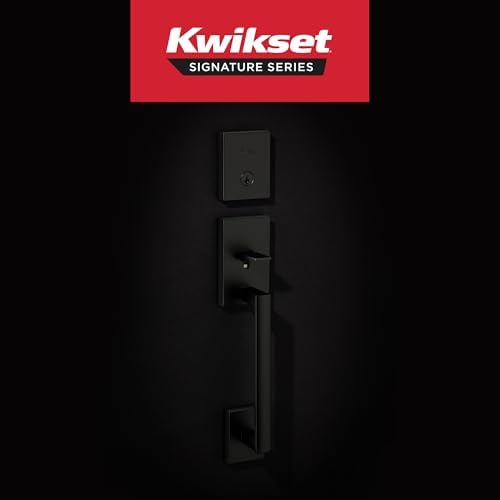 Secure Front Door Lock Set for Your Home in Matte Black