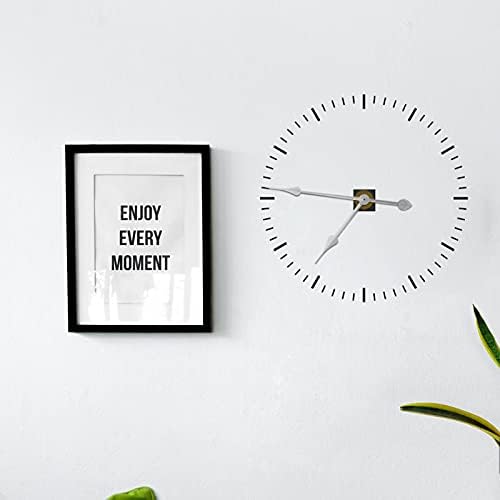 Yardwe Replacement Clock Hands Aluminum Silver 97mm Perfect for DIY Clock Repair