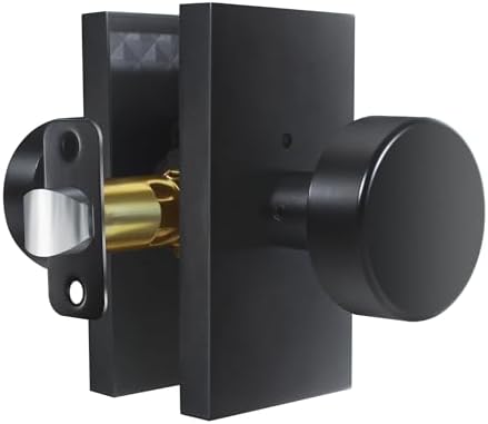 Matte Black Door Knobs