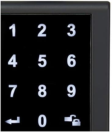 Secure Entry with Touchscreen Door Keypad Lock Handleset