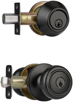 Matte Black Coastal Style Door Knobs