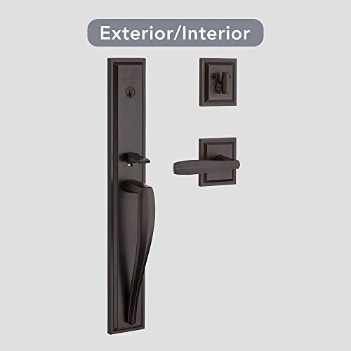 Baldwin SmartKey Front Entry Door Handleset with Microban Protection