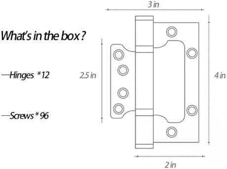 Discover the Smooth Operation of Heavy Duty 12-Piece Door Hinges