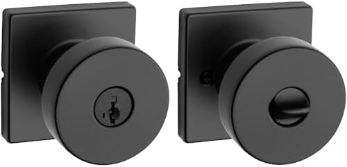 Kwikset Pismo Entry Door Knob - Heavy Duty Secure Entry Knob