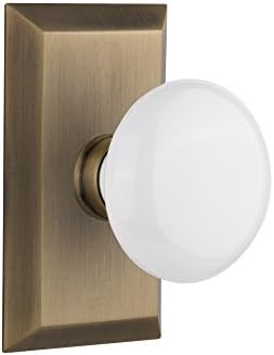Elegant White PORCELAIN Door Knob