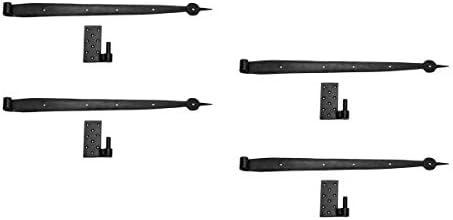 Sturdy Black Pintle Hinges for Colonial Homes