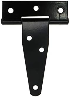 Mcredy Hinge Durable 3-Inch Hinge for Shed Gates Heavy Duty Black