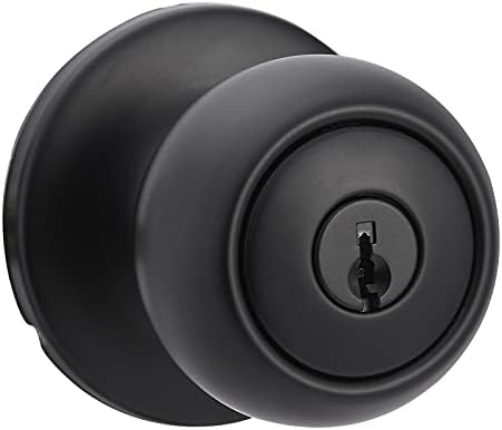 Coastal Matte Black Door Knob