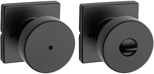 Secure Modern Keyless Door Knob Bathroom Bedroom Privacy Knob