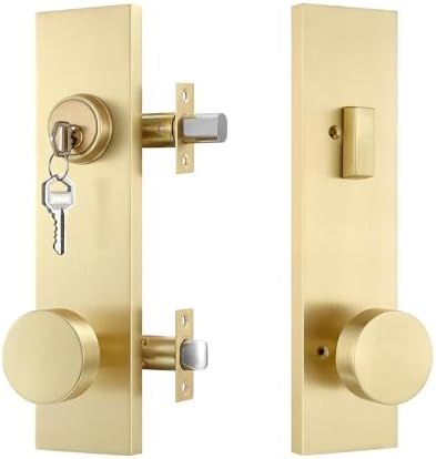 Leydebong Front Door Lock Set - SATIN BRASS