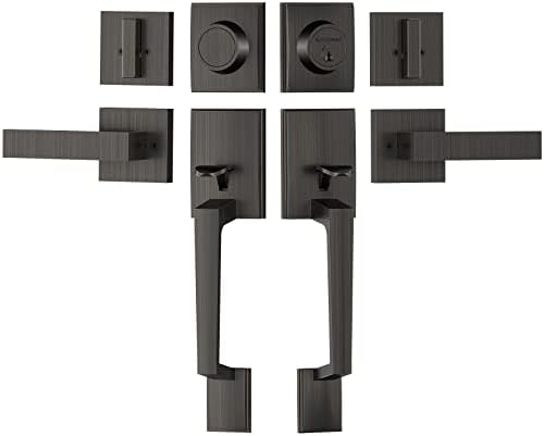 T ICONN Double Front Door Handle Set