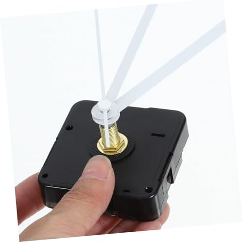 Silent Clock Movement Kits Replacement White Straight Hand for Professionals