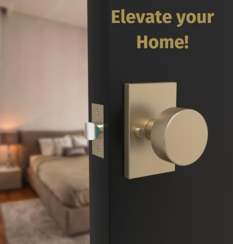 Modern Privacy Door Knob - Laura I