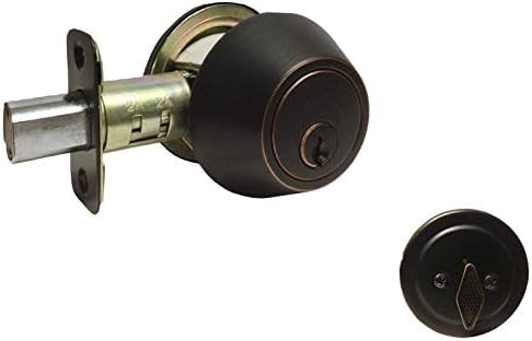 EBuilderDirect Dark Oil Rubbed Bronze Knob with 6093DBR Key