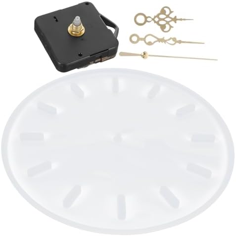 Eco-Friendly Epoxy Silicone Mold for DIY Clock Faces