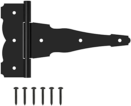 National Hardware Black T-Hinge Decorative 10 Pack of 1