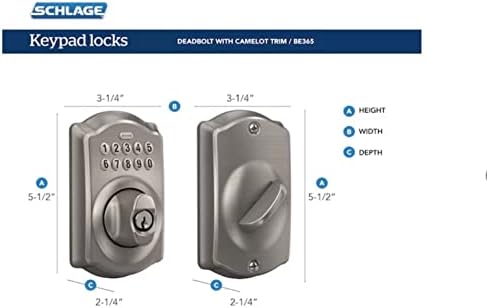 Schlag FBE365 V CAM 716 Electronic Door Lock