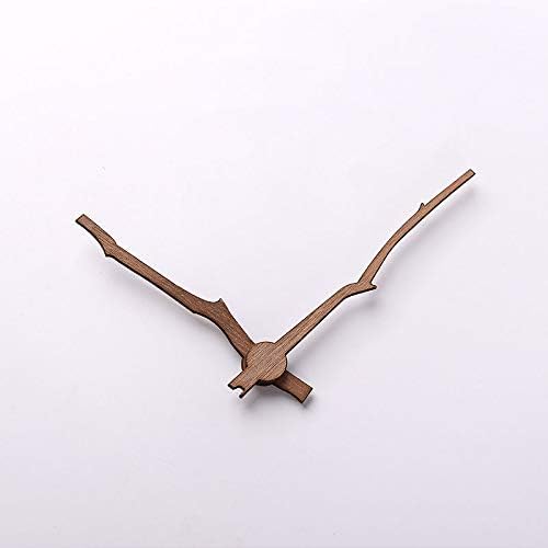 Black walnut wooden clock hands with copper bushing