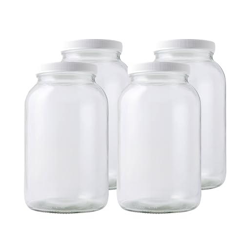 FastRack 4-Piece 1-Gallon Mason Jar Set