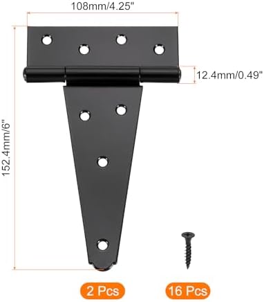 T-Strap Door Hinges