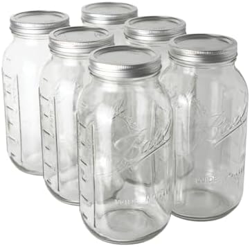 Ball 64oz Mason Jars with Lids Bands