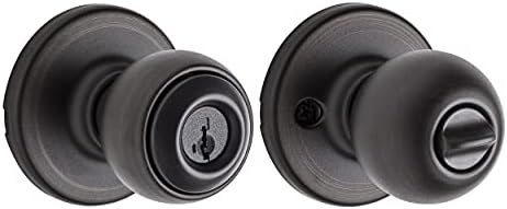 Secure Keyed Entry Door Knob with Rekey Security