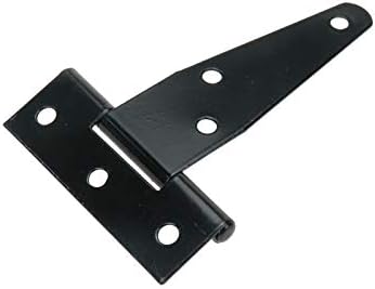 Mcredy Hinge Durable 3-Inch Hinge for Shed Gates Heavy Duty Black