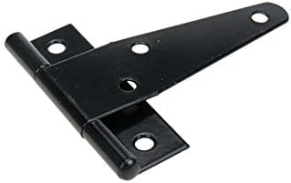 Mcredy Hinge Durable 3-Inch Hinge for Shed Gates Heavy Duty Black
