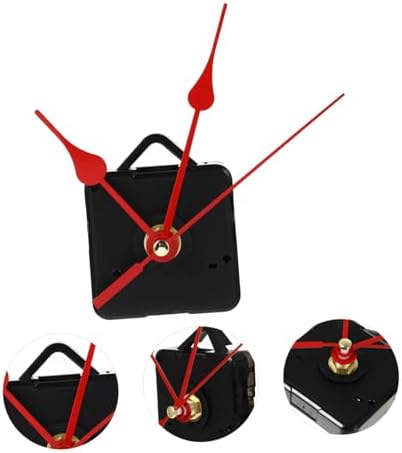 Home Clock Movement Kit Red Accurate Time quartz Clock Easy to Install